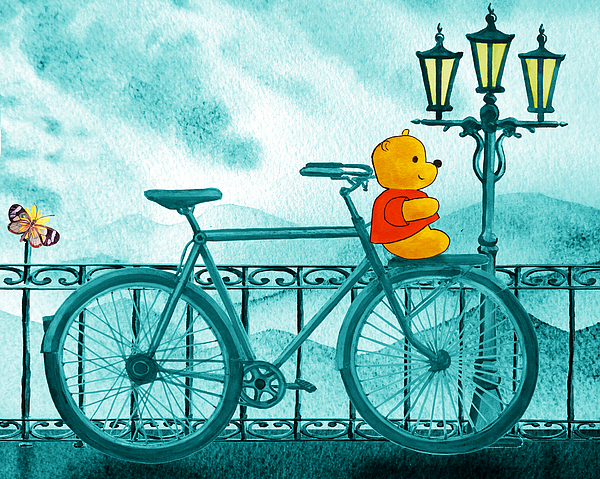 Irina Sztukowski - Winny The Pooh On The Bicycle