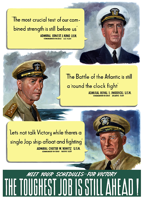 WW2 US Navy Admirals Tapestry by War Is Hell Store Fine Art America