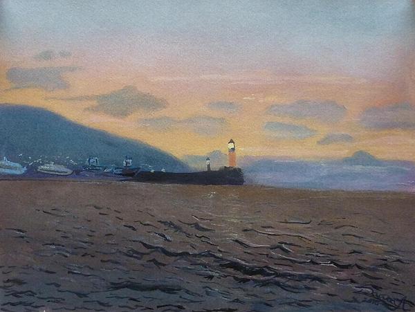 Yalta Pier Painting