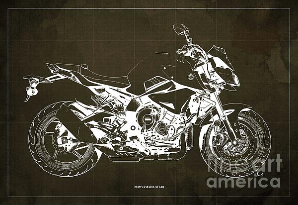 Motorcycle quote. Original artwork. Christmas gift for bikers BMW  motorcycle. Coffee Mug by Drawspots Illustrations - Fine Art America