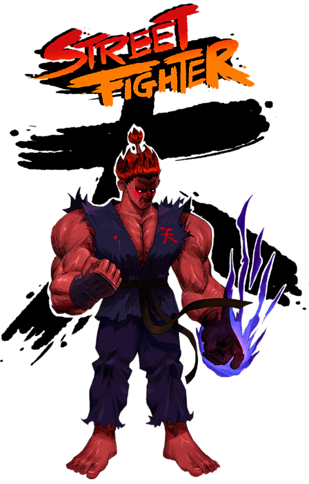 Street fighter characters, Street fighter art, Akuma street fighter