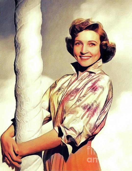 Betty White, Vintage Actress Yoga Mat