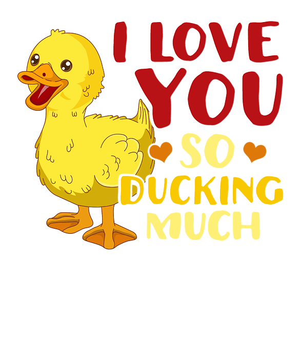 Cute I Love You So Ducking Much Duck Youth T Shirt For Sale By The Perfect Presents