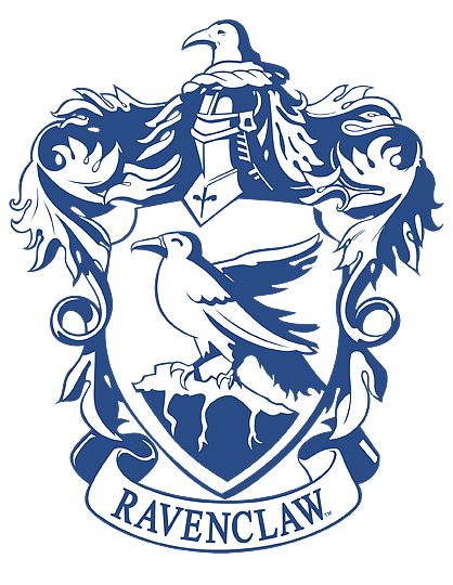 Harry Potter - Ravenclaw Crest Adult Pull-Over Hoodie by Brand A - Pixels