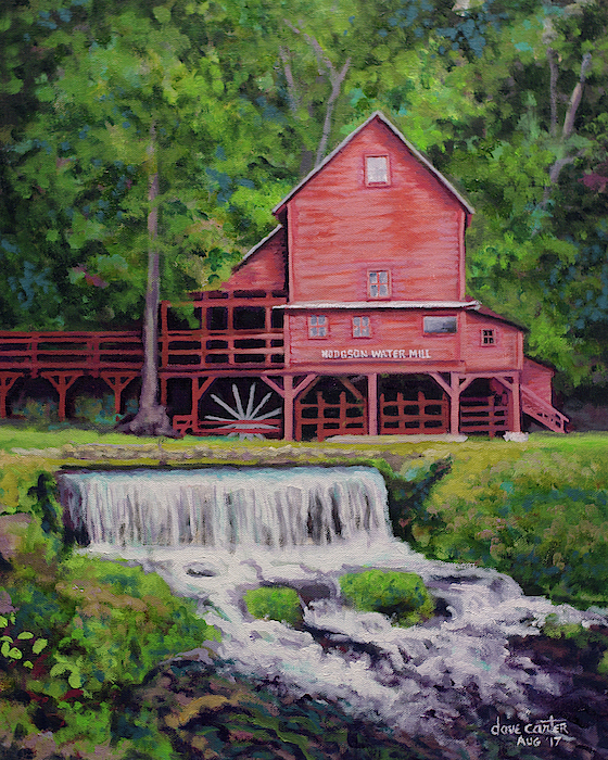 Water Mill Tapestry 