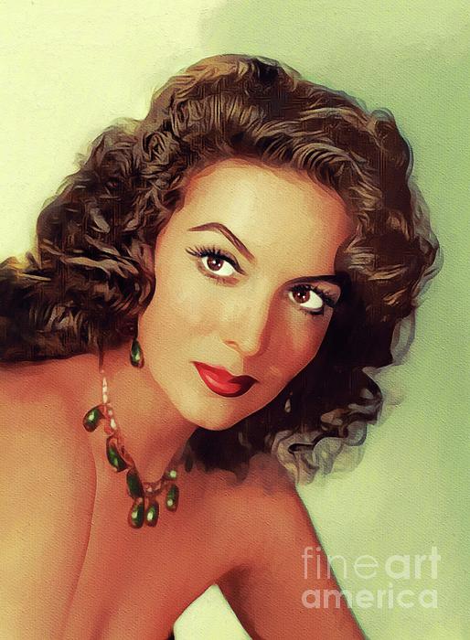 Maria Felix, Vintage Actress Beach Sheet by Esoterica Art Agency | Pixels