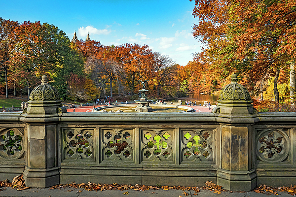 Ny, Nyc, Central Park, Bethesda Terrace, Bethesda Fountain by Lumiere