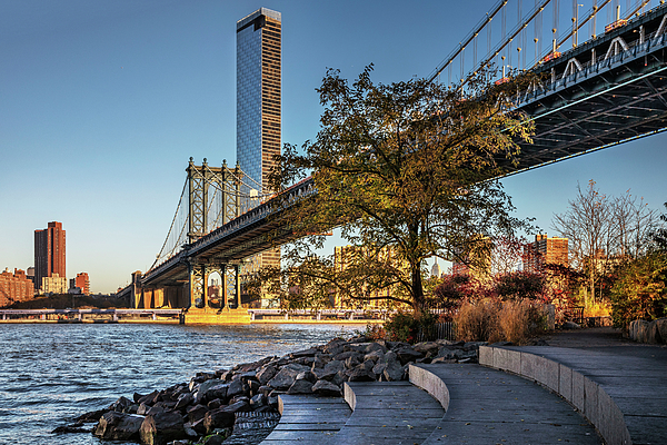 Brooklyn Bridge & Nyc Skyline #1 Jigsaw Puzzle by Lumiere - Pixels