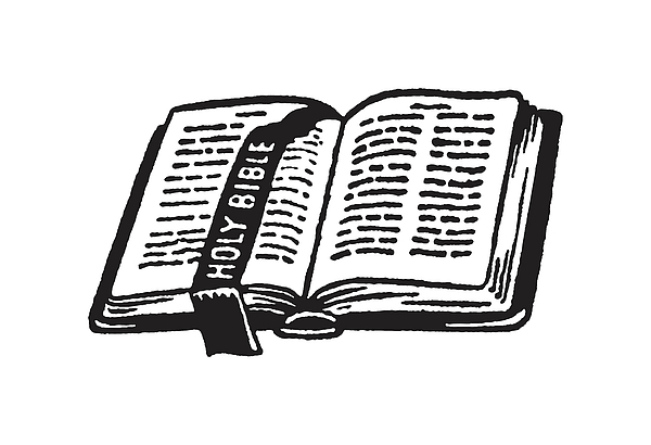 The Holy Bible Sticker, 3x3 in.