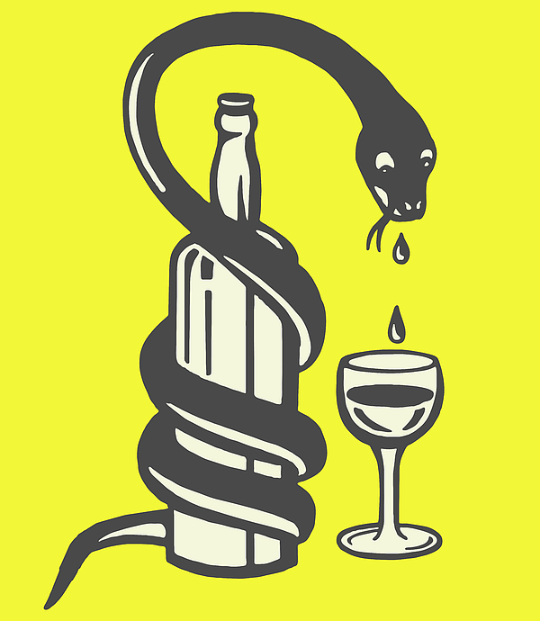 https://images.fineartamerica.com/images/artworkimages/medium/2/1-snake-with-liquor-bottle-and-glass-csa-images.jpg