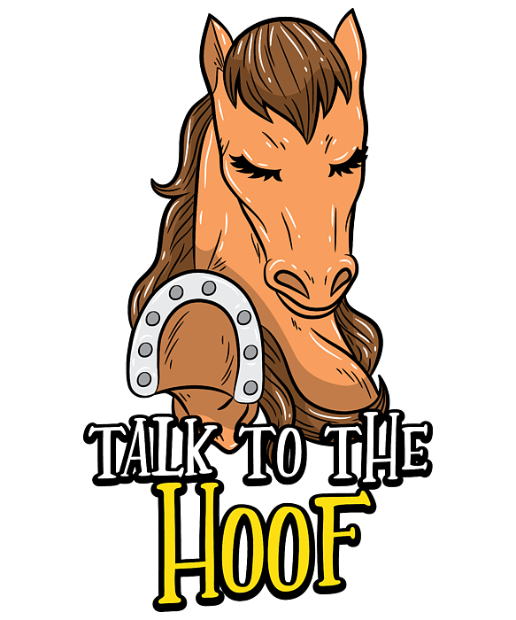 Pony Tshirt Equestrian Rider Lover Mens Horse T Shirt Talk To The Hoof 