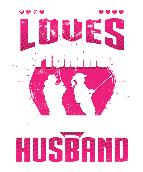 This Girl loves Fishing with her Husband Woman #1 T-Shirt by