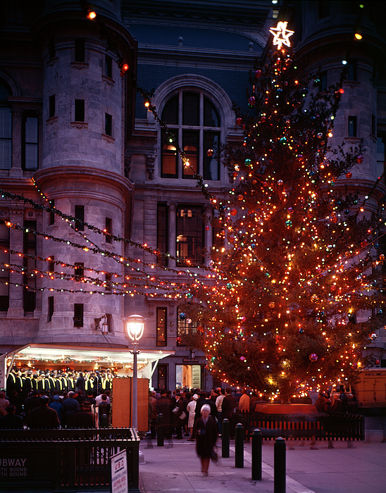 Vintage Christmas Village Piece - City Hall