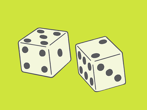 Pair of Dice #2 Sticker