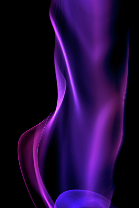 Purple Smoke On A Black Background iPhone 12 Pro Max Case by Gm Stock Films  