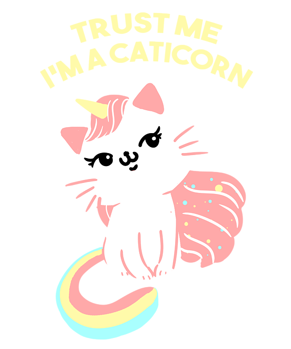 Trust Me Im A Caticorn Magical Unicorn Cat Kitty Duvet Cover For Sale By Teequeen2603