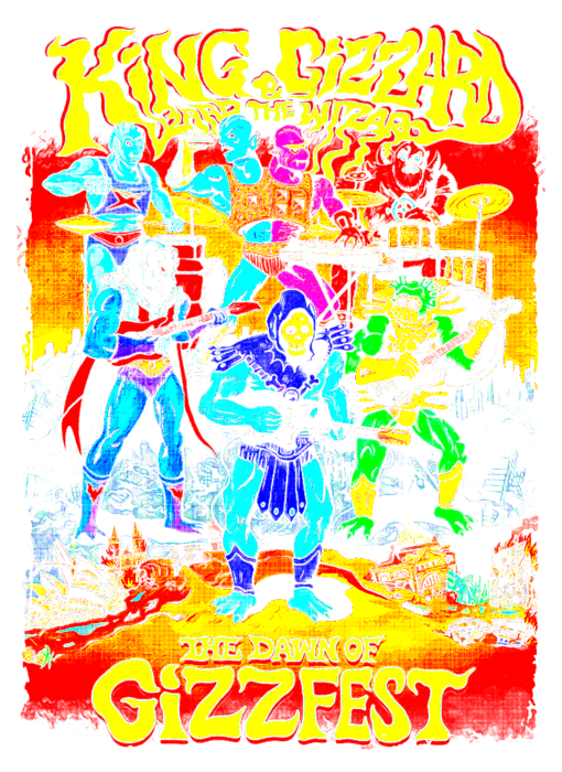 King Gizzard And The Lizard Wizard 3 Tapestry by World Duvet