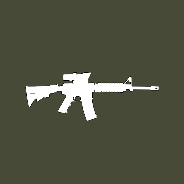 M4 Assault Rifle #3 T-Shirt by Jared Davies - Pixels Merch