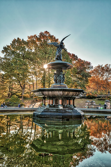 Premium Photo  Bethesda fountain in central park in new york