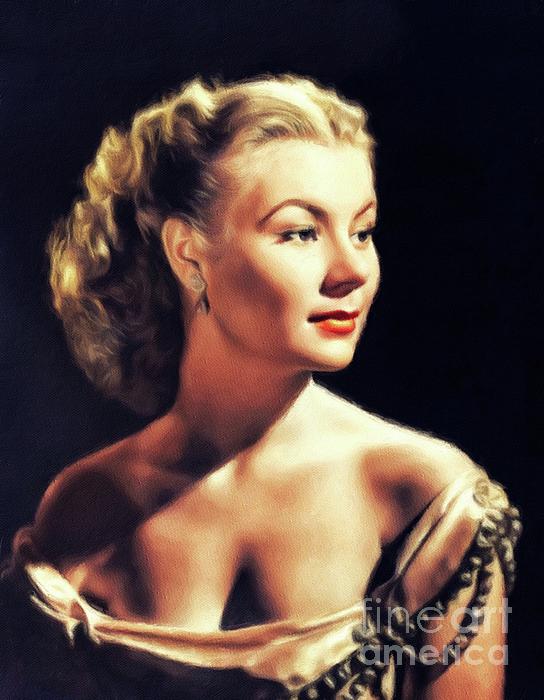 Mitzi Gaynor, Vintage Actress Beach Sheet by Esoterica Art Agency - Pixels