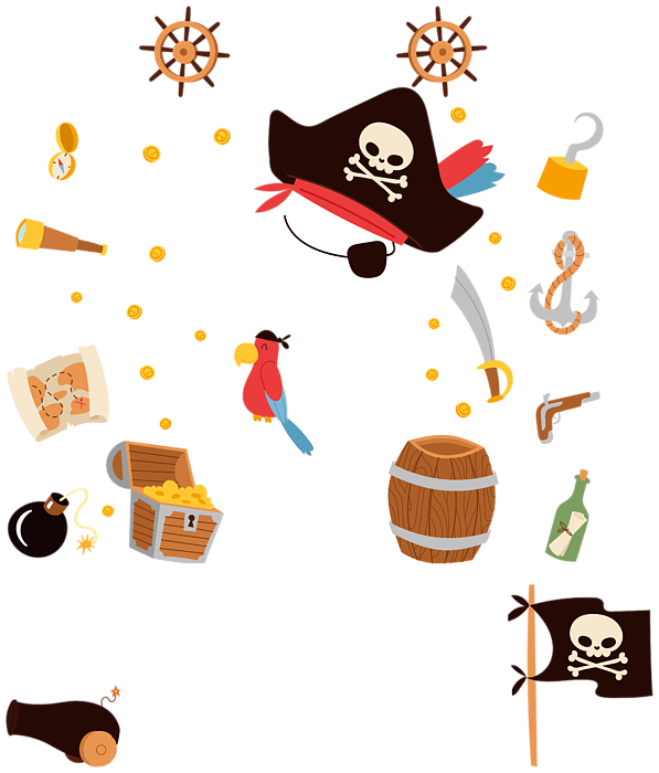  4th Birthday Boy Only 4 And A Pirate Already Cute T-Shirt :  Clothing, Shoes & Jewelry