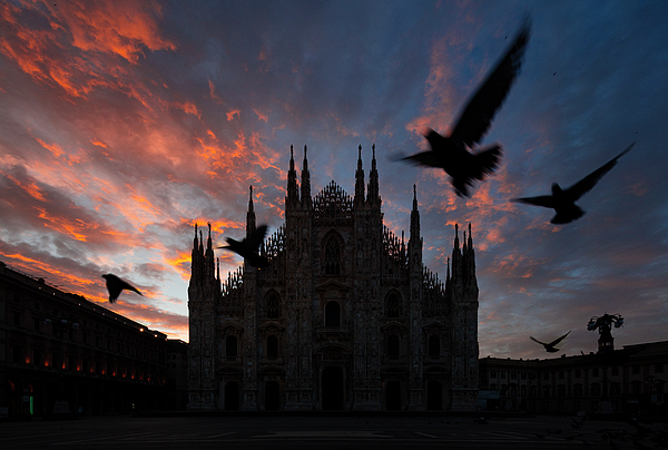 Italy, Lombardy, Milano District, Milan, Piazza Duomo, Milan Cathedral, The  Dome #10 Jigsaw Puzzle by Massimo Ripani - eStock Photo Decor - Website