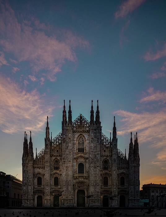 Sunset at the Dome Milano