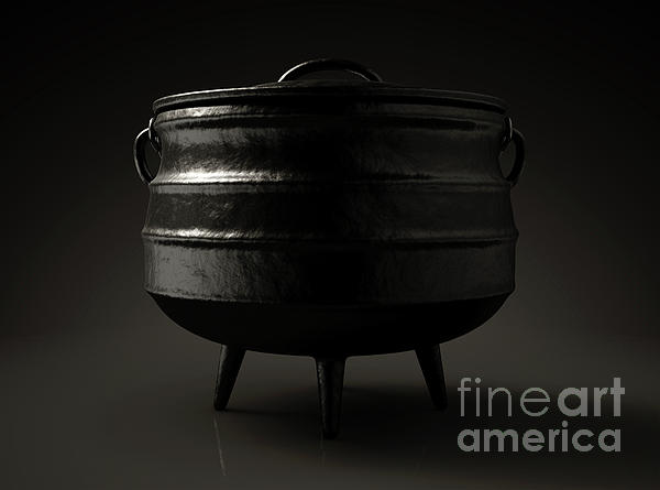 South African Potjie Pot #5 Fleece Blanket by Allan Swart - Pixels