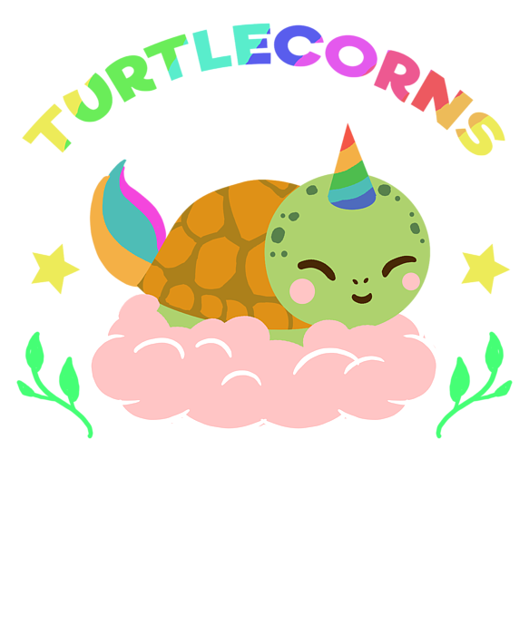 Turtlecorn Shirt Turtle T-Shirt Unicorn Tshirt Cute T