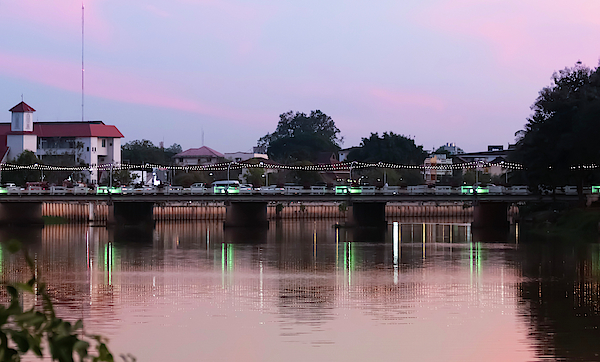 Derrick Neill - A Nawarat Bridge Reflections Shot, Chiang Mai, Thailand