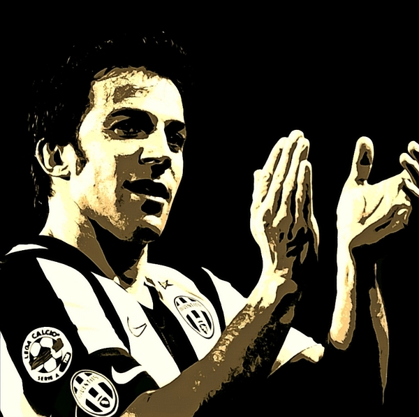 ALESSANDRO DEL PIERO - LA LINGUACCIA DI DEL PIERO JUVENTUS Dipinto Painting Jigsaw  Puzzle by Artista Fratta - Pixels