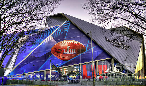 Atlanta Westin Peachtree Plaza Super Bowl 2019 Atlanta Georgia Art  Photograph by Reid Callaway - Fine Art America