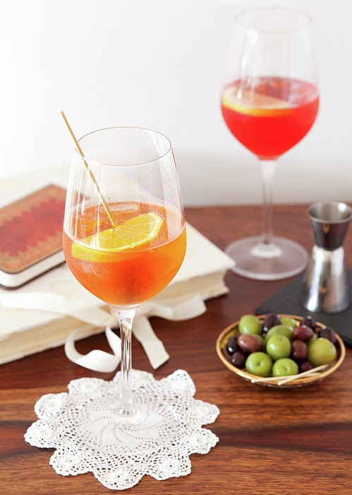 Aperol Spritz in a Glass Greeting Card for Sale by Jay-cm