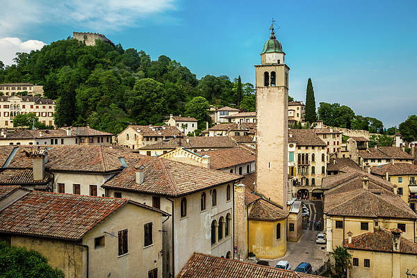 Asolo Italy view of Asolo from Queen Cornaro castle iPhone 6