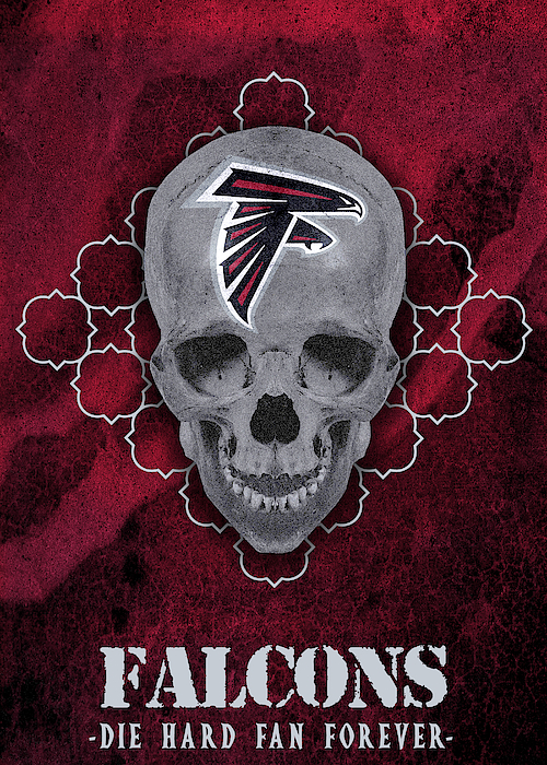 Atlanta Falcons Logo Galaxy Art Poster by William Ng - Fine Art