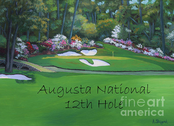 Augusta National Hole 12 Puzzle For Sale By Angela Stafford