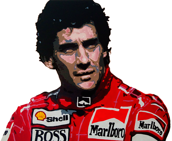 AYRTON SENNA Painting Portrait of Magic Coffee Mug for Sale by Artista ...