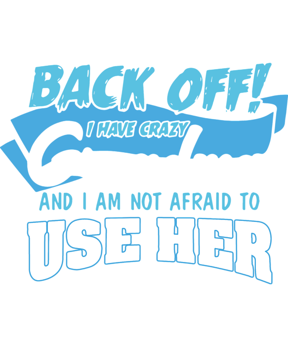 back off I have crazy grandma Tote Bag