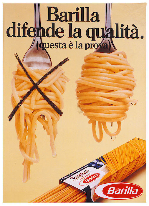 Barilla - Italian Pasta Food Company - Vintage Food Advertising Poster  Beach Towel by Siva Ganesh - Fine Art America