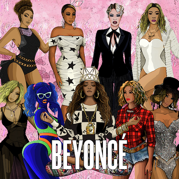 Beyonce - Video Phone 1 Sticker by Bo Kev - Fine Art America