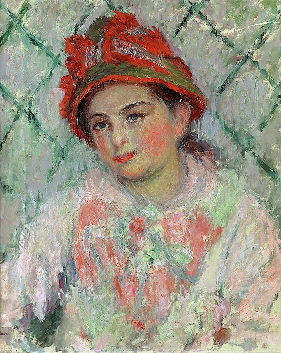 Blanche Hoschede -1865-1947-, youngest daughter of Mme. Hoschede, Monet ...