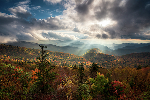 Dave Allen - Blue Ridge Mountains Asheville NC Scenic Autumn Landscape Photography