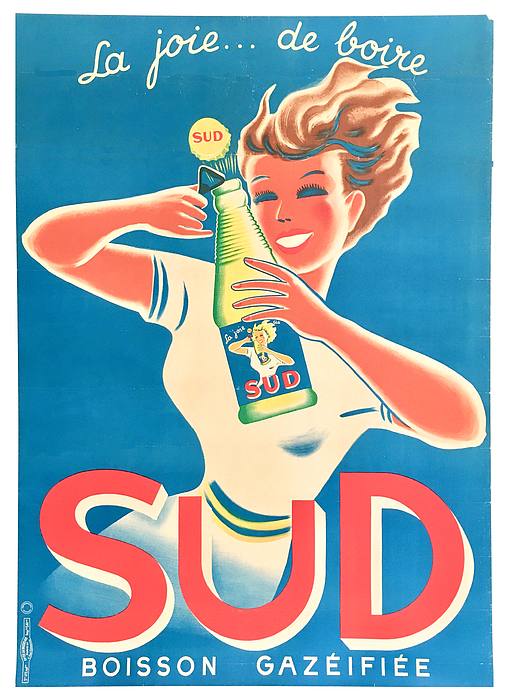 Siva Ganesh - Boisson Gazeifiee - SUD - Vintage Drink Poster