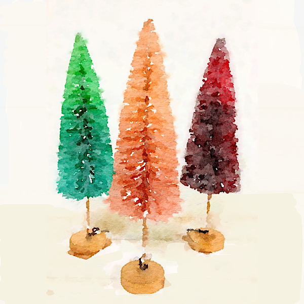 How to Decorate with Bottle Brush Trees - Jennifer Rizzo