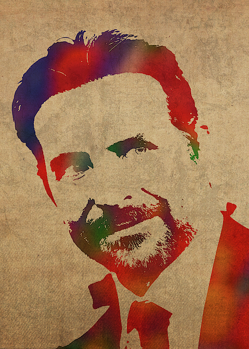Bradley Cooper Watercolor Portrait Onesie by Design Turnpike - Pixels