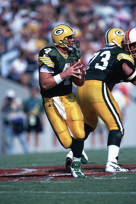 Brett Favre Green Bay Packers 4 by Iconic Sports Gallery