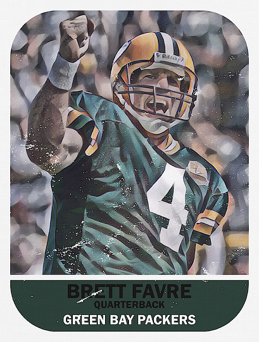 New York Jets Brett Favre Poster by Joe Hamilton - Fine Art America