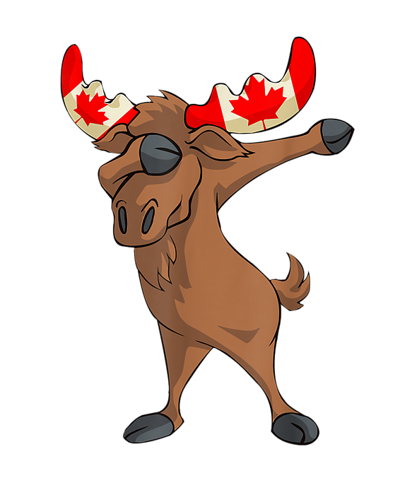 Canadian Moose Cartoon 9982