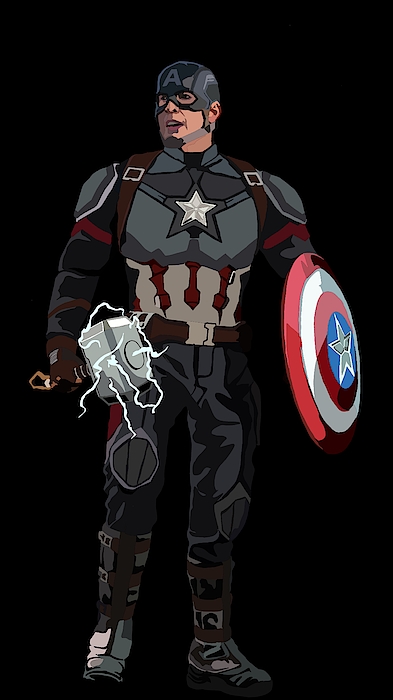 Shield Drawing Exquisite Captain America Cartoon 6 - Captain America Marvel  Drawing - Free Transparent PNG Clipart Images Download