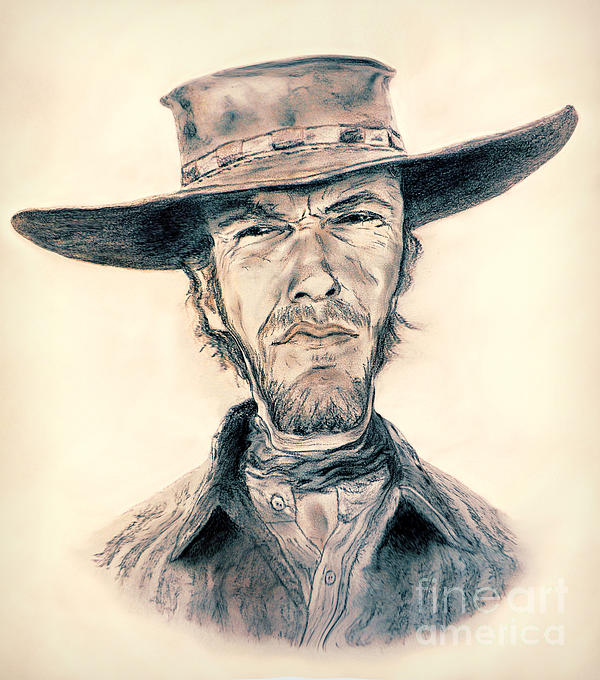 CLINT EASTWOOD GOOD BAD UGLY CANVAS PRINT PICTURE VARIETY OF SIZES AVAILABLE